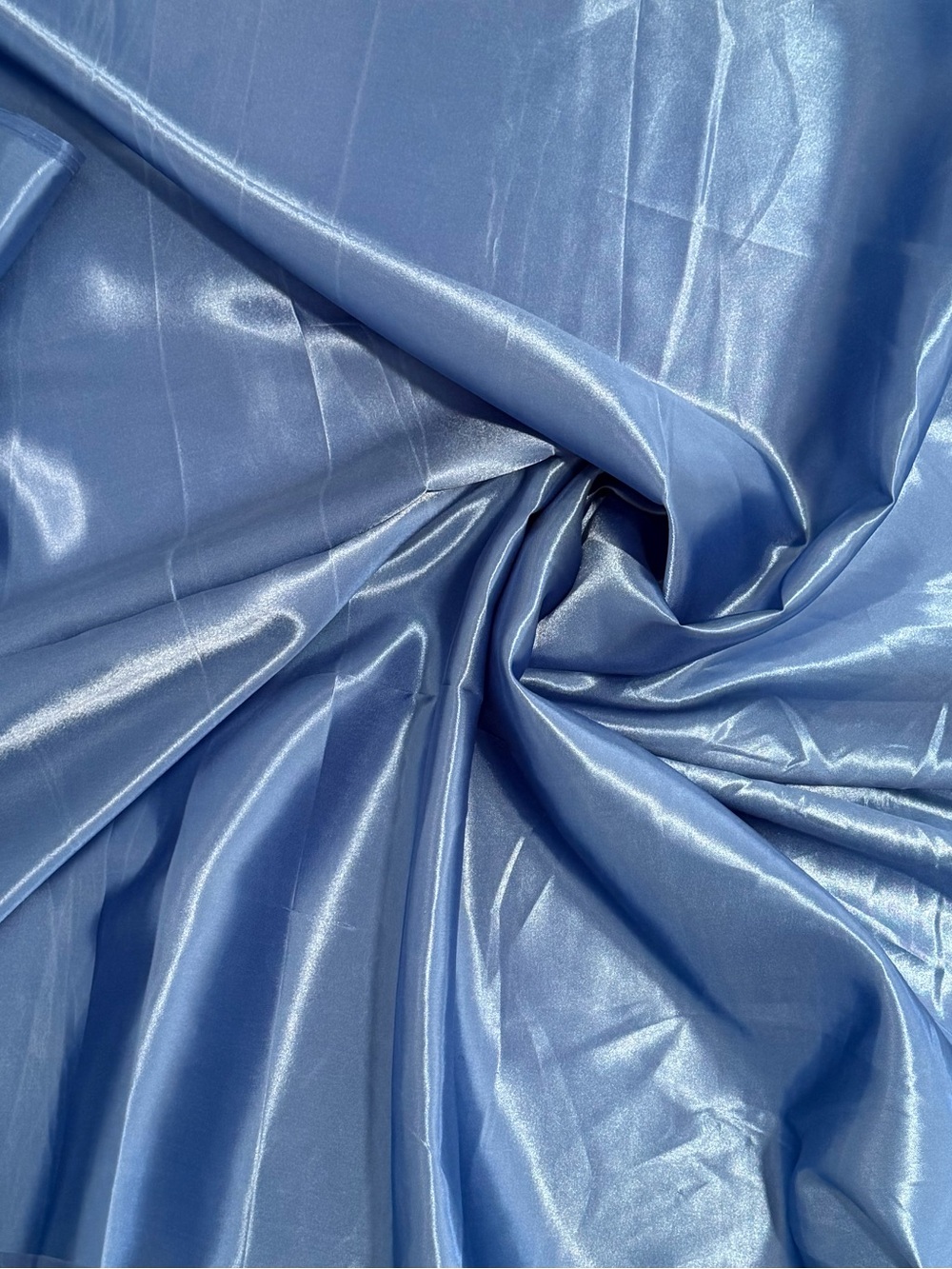 Blue Sassy Satin Fabric